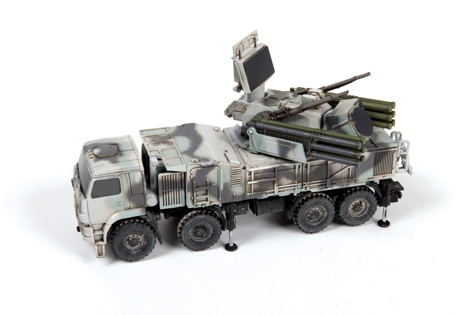 Zvezda - 7441 - Pantsir-S1 (SA-22 Greyhound) on KamAZ-6560 TEL [snap fit] - painted model