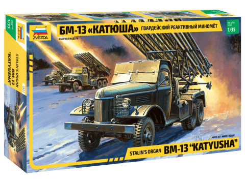 010 - Zvezda - 3521 - BM-13-16 Katyusha on ZIS-151 - primary image