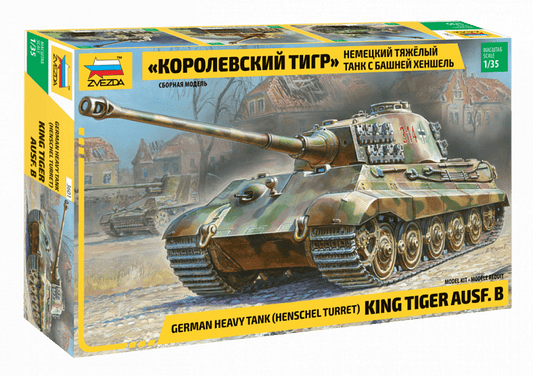 010 - Zvezda - 3601 - Henschel Pz.Kpfw. VI Tiger II Königstiger Ausf. B - primary image