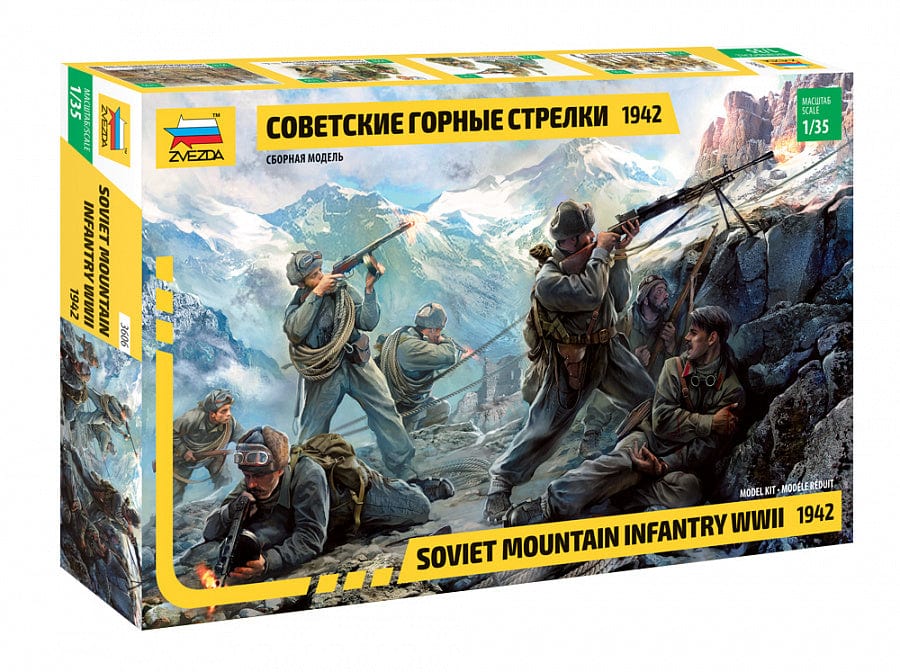 010 - Zvezda - 3606 - Soviet Mountain Infantry - primary image