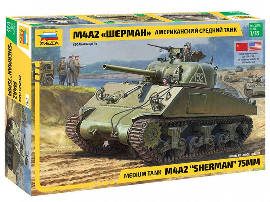 010 - Zvezda - 3702 - M4A2 Sherman - primary image