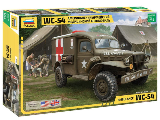 010 - Zvezda - 3711 - Dodge WC-54 ¾-ton 4x4 Beep - primary image