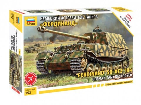 010 - Zvezda - 5041 - Sd.Kfz. 184 Panzerjäger Tiger (P) Ferdinand - primary image
