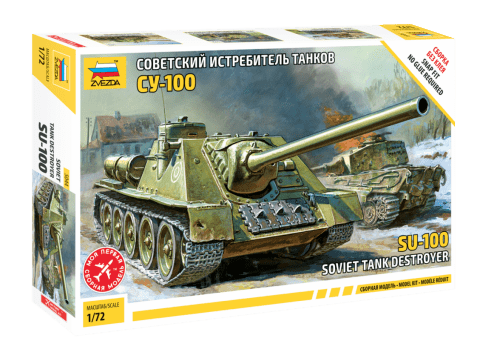 010 - Zvezda - 5044 - SU-100 [snap fit] - primary image