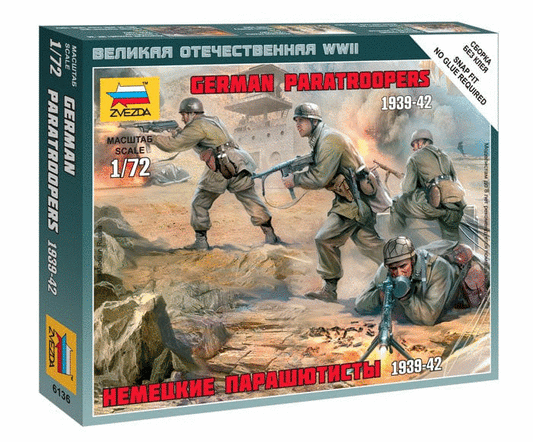 010 - Zvezda - 6136 - German Fallschirmjäger (1939-42) - primary image