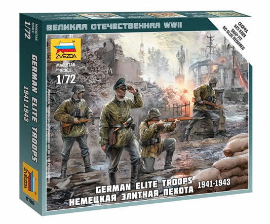 010 - Zvezda - 6180 - German Elite Infantry (1941-43) - primary image