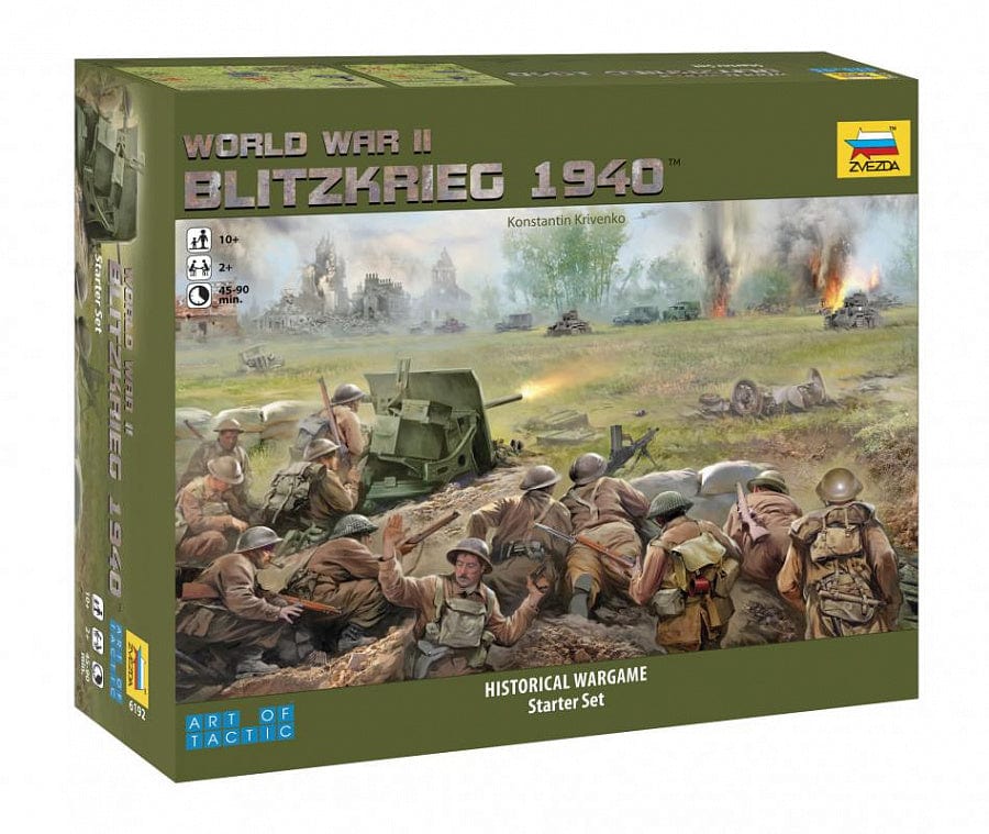 010 - Zvezda - 6192 - Art of Tactic: Blitzkrieg 1940 - primary image