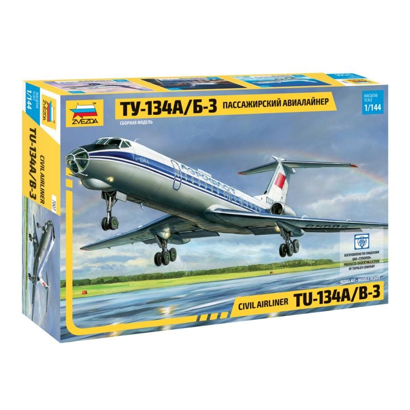 010 - Zvezda - 7007 - Tupolev Tu-134A/B-3 Crusty - primary image