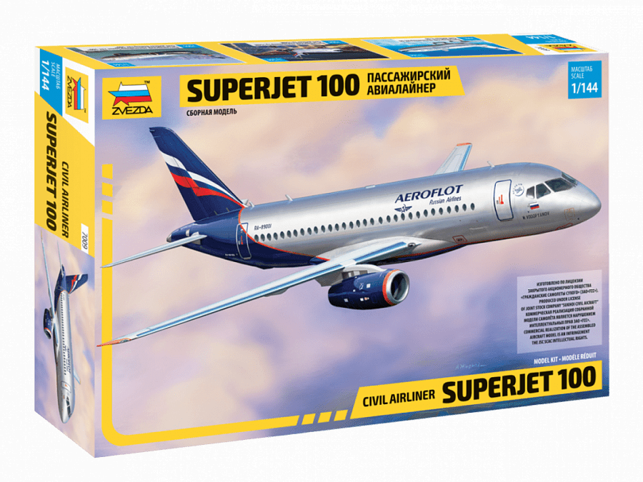 010 - Zvezda - 7009 - Sukhoi Superjet 100-95 - primary image