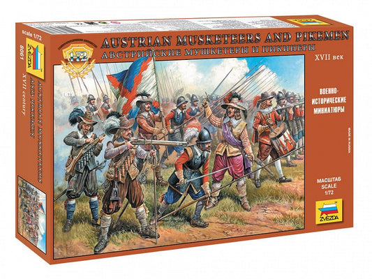 010 - Zvezda - 8061 - Austrian Musketeers and Pikemen - primary image